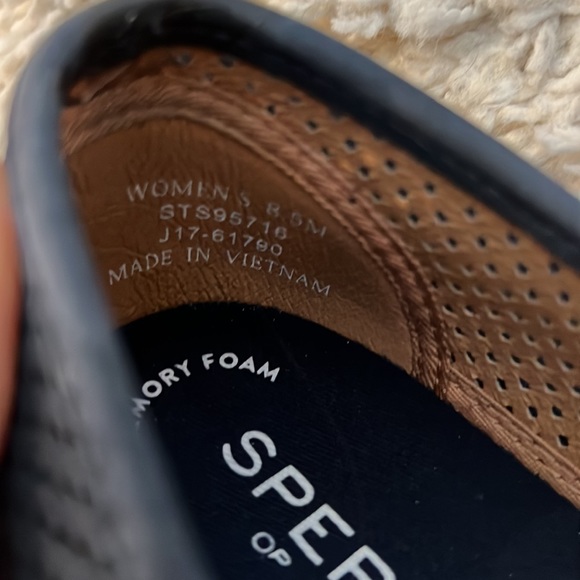 Sperry Slip On Shoes - Navy Blue / White - Picture 4 of 5